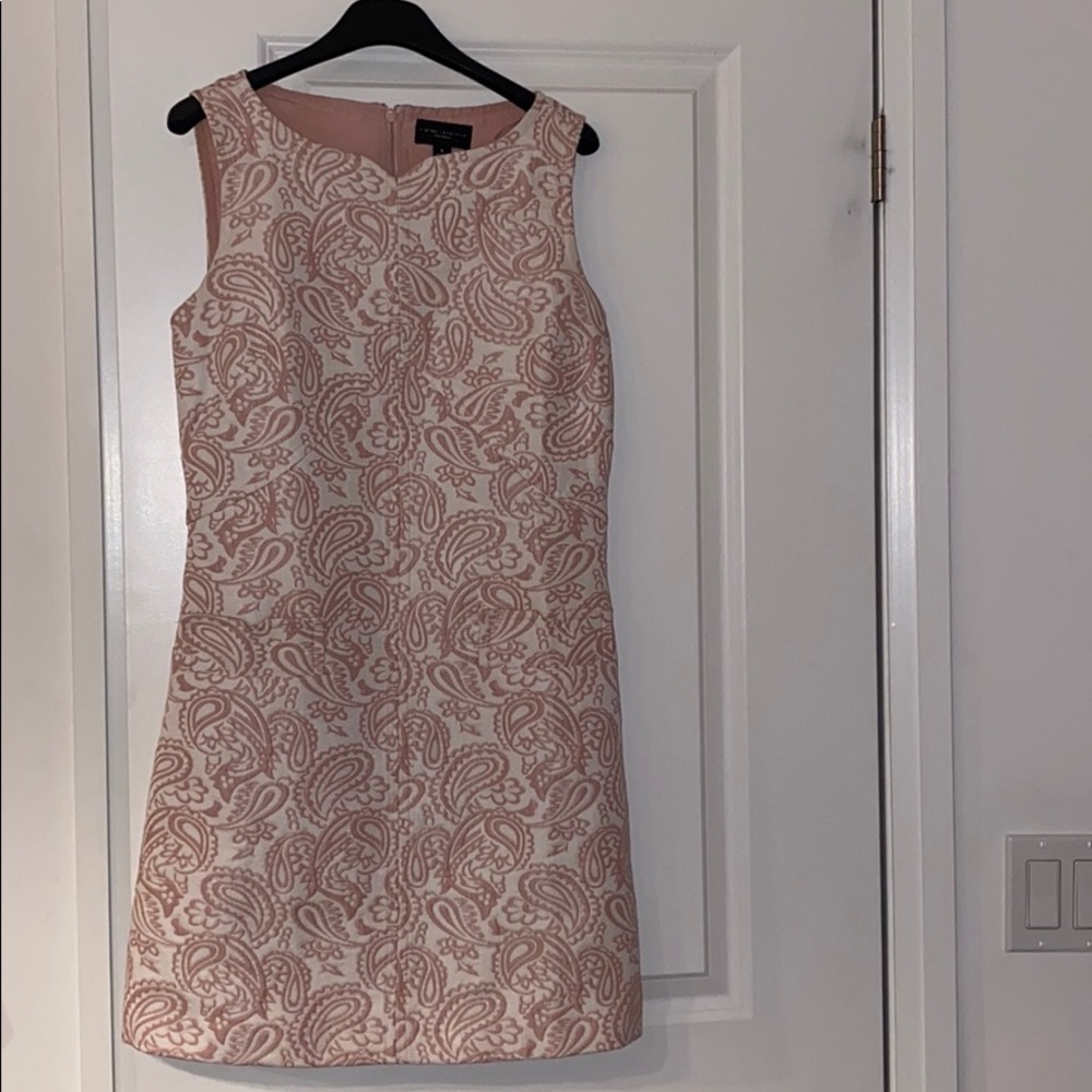 Victoria Beckham Pink Paisley Dress Size S